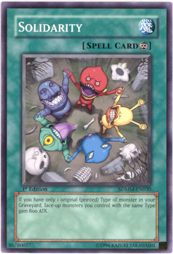 Solidarity, Machina Mayhem Structure Deck · SDMM-EN030