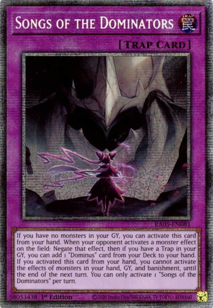 Songs of the Dominators, Rarity Collection 5 · RA05-EN081