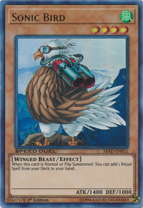 Sonic Bird, Speed Duel: Attack from the Deep · SBAD-EN011