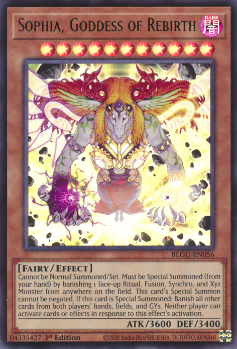 Sophia, Goddess of Rebirth, Battles of Legend: Glorious Gallery · BLGG-EN056