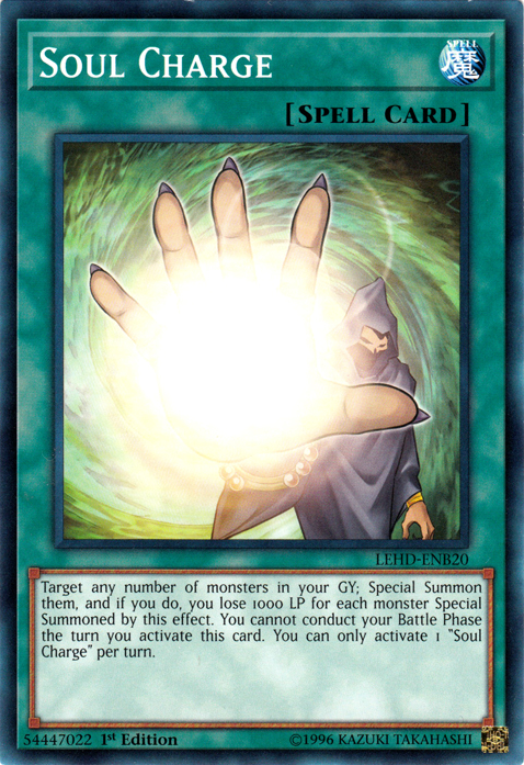 Soul Charge, Legendary Hero Decks · LEHD-ENB20
