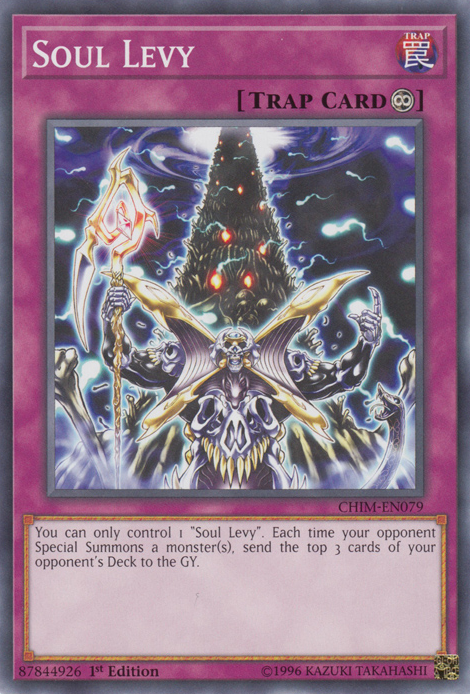 Soul Levy, Chaos Impact Sneak Peek Participation Card · CHIM-EN079