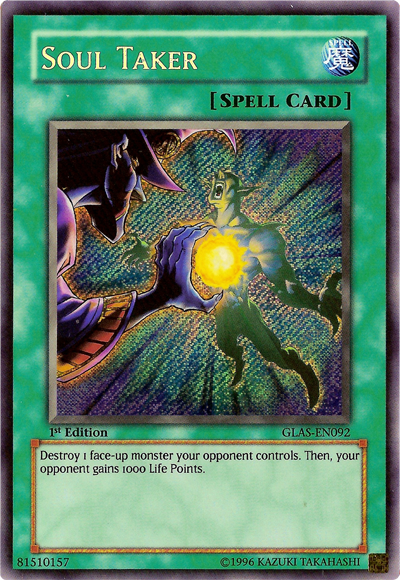 Soul Taker, Gladiator's Assault Sneak Peek Participation Card · GLAS-EN092