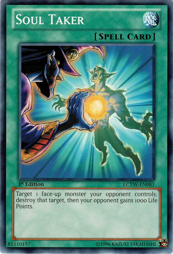 Soul Taker, Legendary Collection 3: Yugi's World Mega Pack · LCYW-EN081