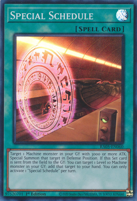 Special Schedule, Rarity Collection 5 · RA05-EN060