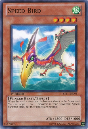Speed Bird, Starter Deck: Dawn of the Xyz · YS11-EN008