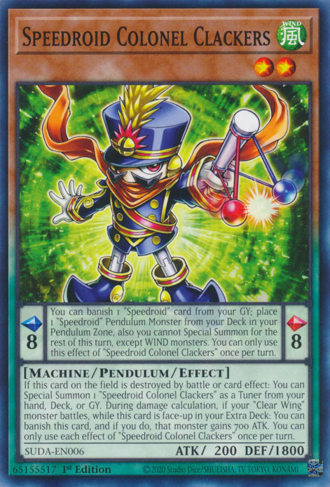 Speedroid Colonel Clackers, Supreme Darkness · SUDA-EN006