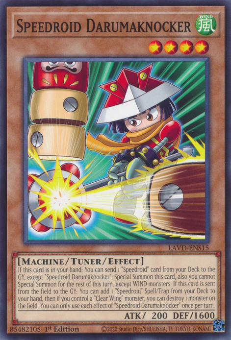Speedroid Darumaknocker, Legendary Arc-V Decks · LAVD-ENS15