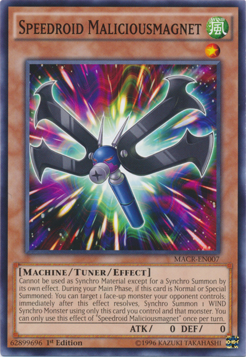 Speedroid Maliciousmagnet, Maximum Crisis Sneak Peek Participation Card · MACR-EN007