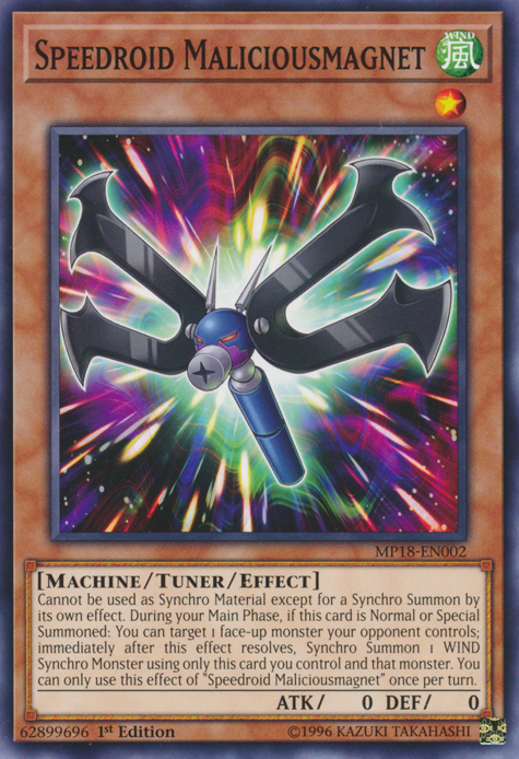 Speedroid Maliciousmagnet, 2018 Mega-Tin Mega Pack · MP18-EN002