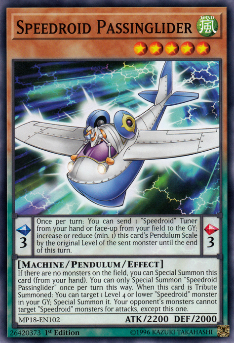Speedroid Passinglider, 2018 Mega-Tin Mega Pack · MP18-EN102