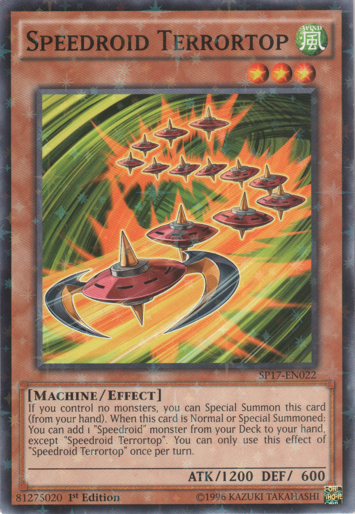 Speedroid Terrortop, Star Pack Battle Royal · SP17-EN022