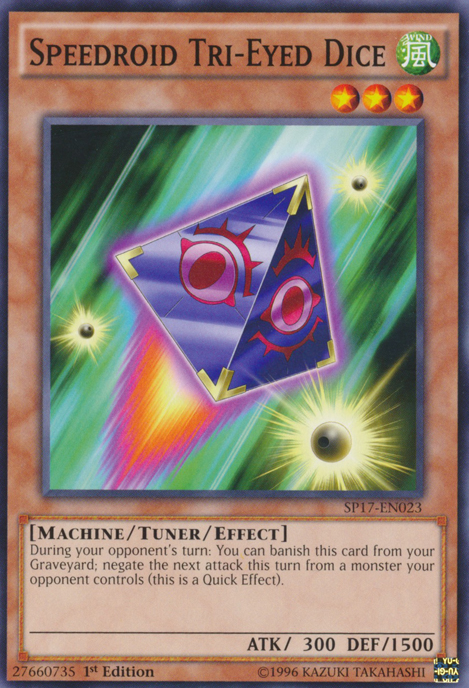 Speedroid Tri-Eyed Dice, Star Pack Battle Royal · SP17-EN023