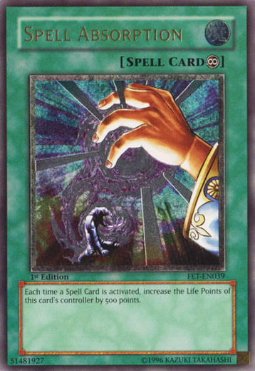 Spell Absorption, Flaming Eternity · FET-EN039