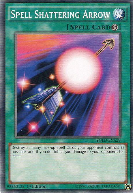 Spell Shattering Arrow, Yugi's Legendary Decks · YGLD-ENA28