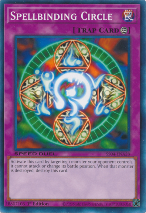 Spellbinding Circle, Speed Duel Starter Decks: Match of the Millennium · SS04-ENA28