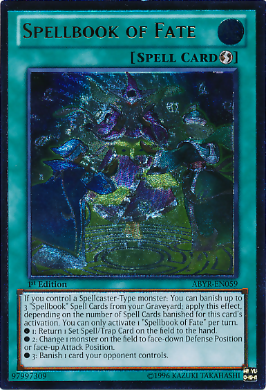 Spellbook of Fate, Abyss Rising Sneak Peek Participation Card · ABYR-EN059