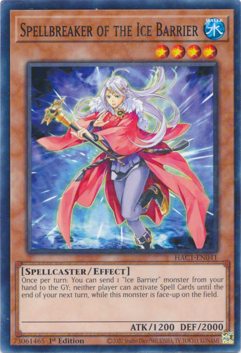 Spellbreaker of the Ice Barrier, Hidden Arsenal: Chapter 1 · HAC1-EN041