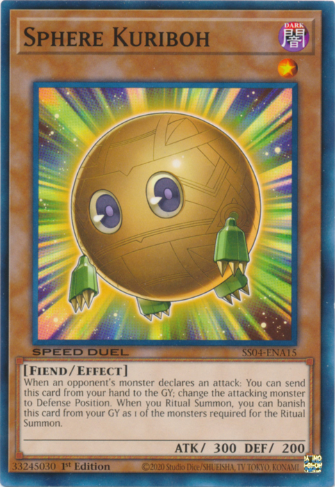 Sphere Kuriboh, Speed Duel Starter Decks: Match of the Millennium · SS04-ENA15