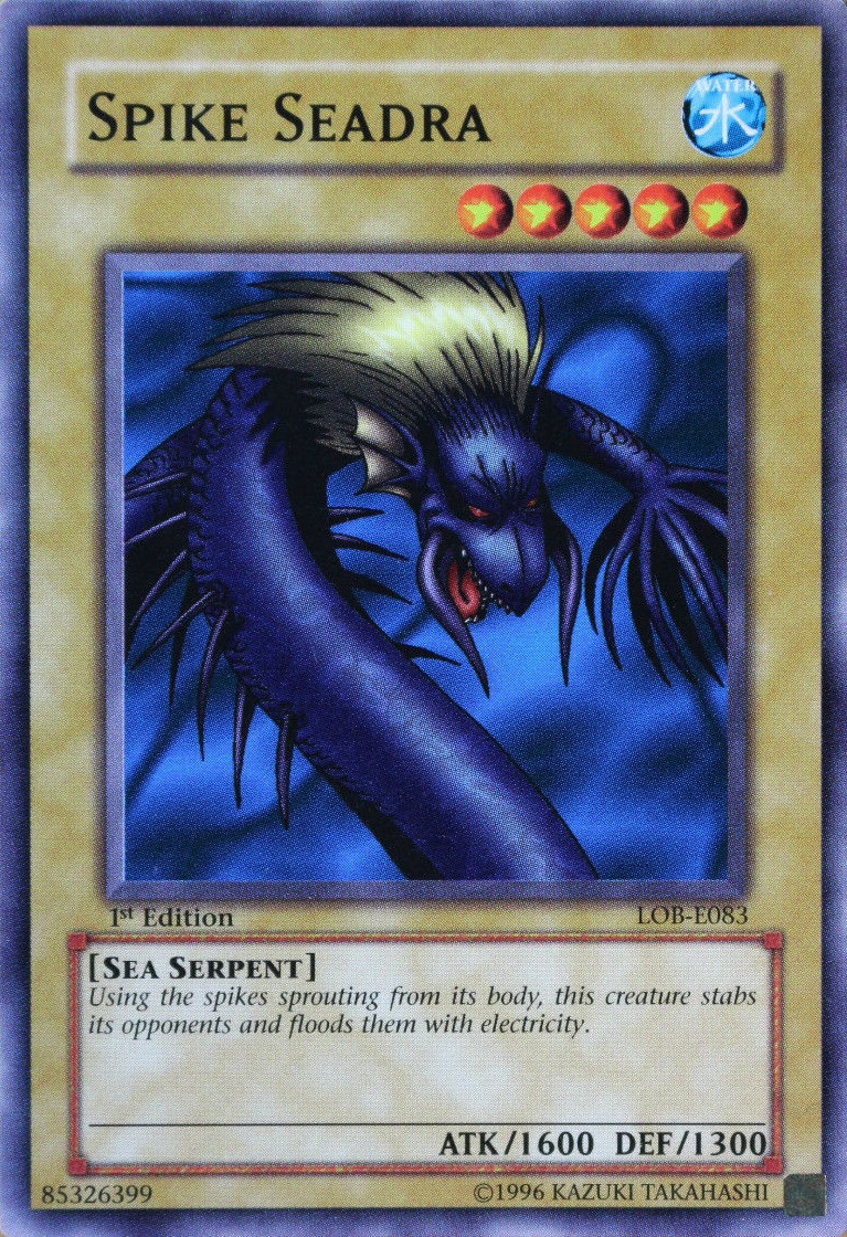 Spike Seadra, Legend of Blue Eyes White Dragon · LOB-E083