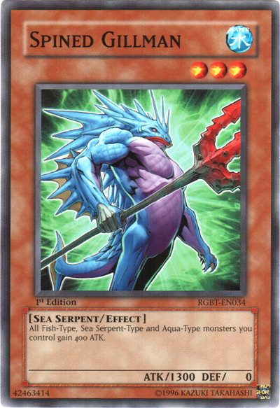 Spined Gillman, Duelist Pack Collection Tin 2009 · RGBT-EN034