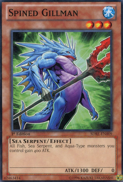 Spined Gillman, Realm of the Sea Emperor Structure Deck · SDRE-EN009