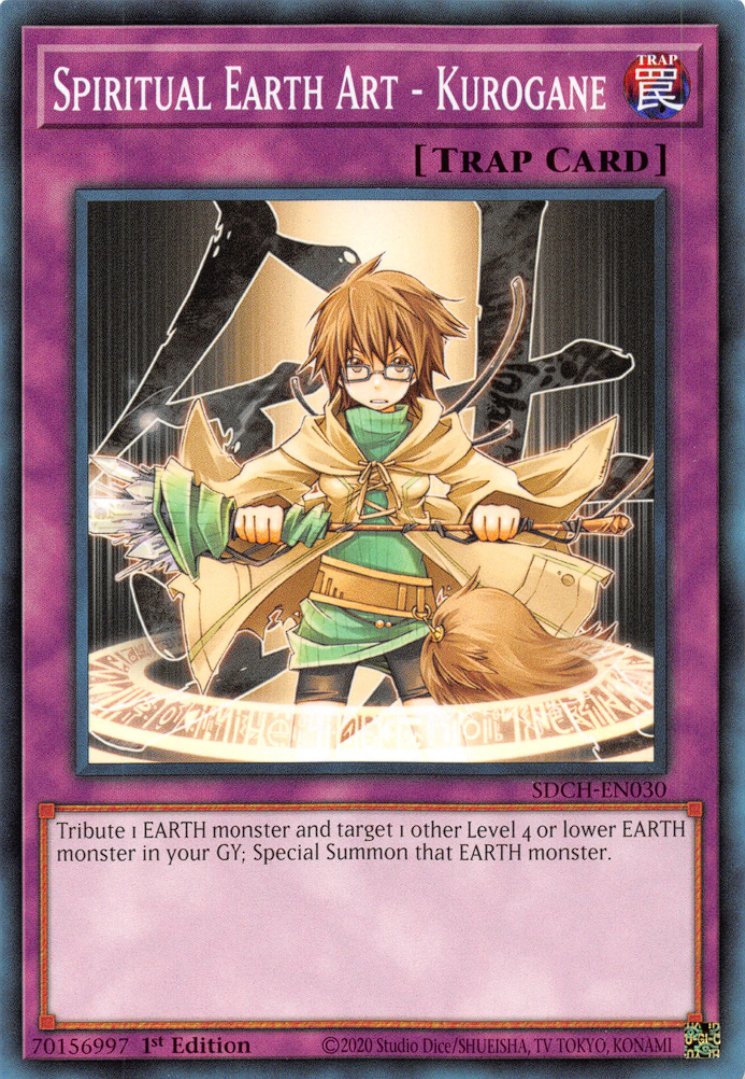 Spiritual Earth Art - Kurogane, Structure Deck: Spirit Charmers · SDCH-EN030