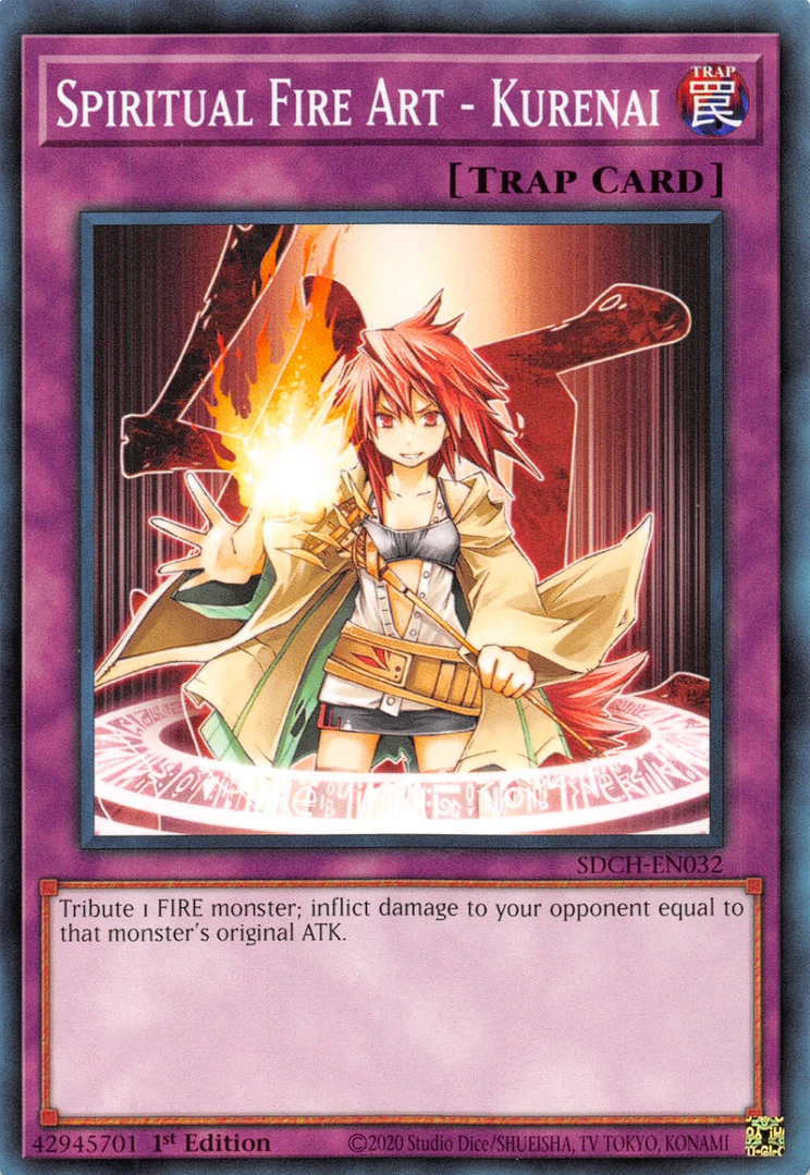 Spiritual Fire Art - Kurenai, Structure Deck: Spirit Charmers · SDCH-EN032