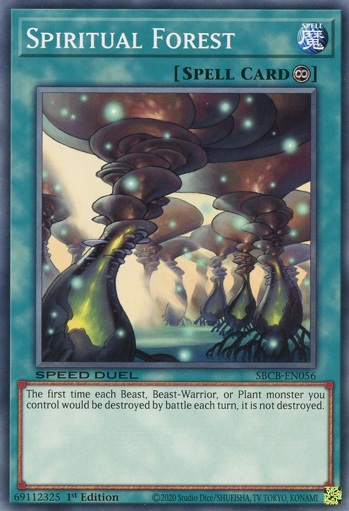 Spiritual Forest, Speed Duel: Battle City Box · SBCB-EN056