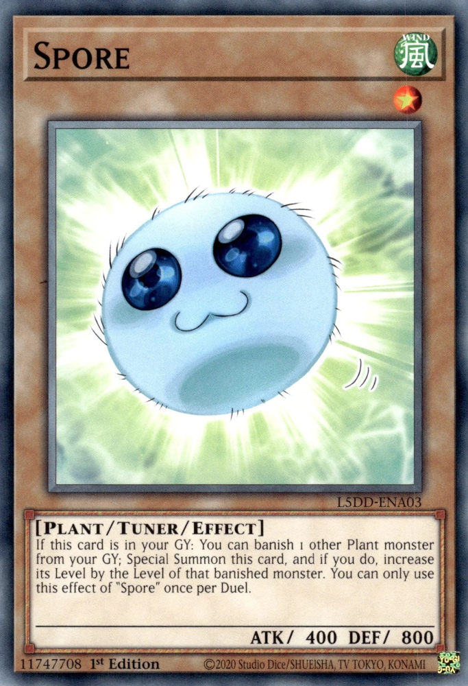 Spore, Legendary 5D's Decks · L5DD-ENA03
