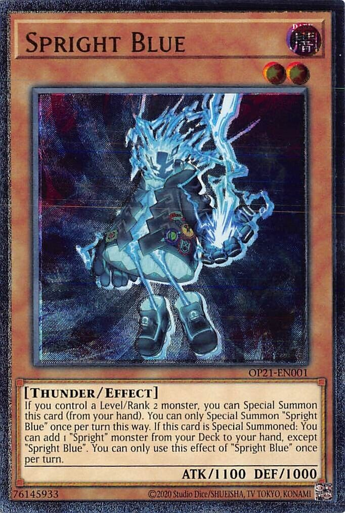 Spright Blue, OTS Tournament Pack 21 · OP21-EN001