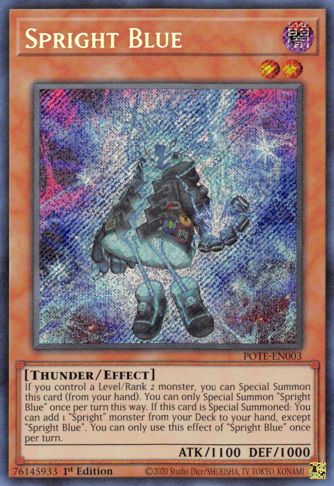 Spright Blue, Power of the Elements · POTE-EN003