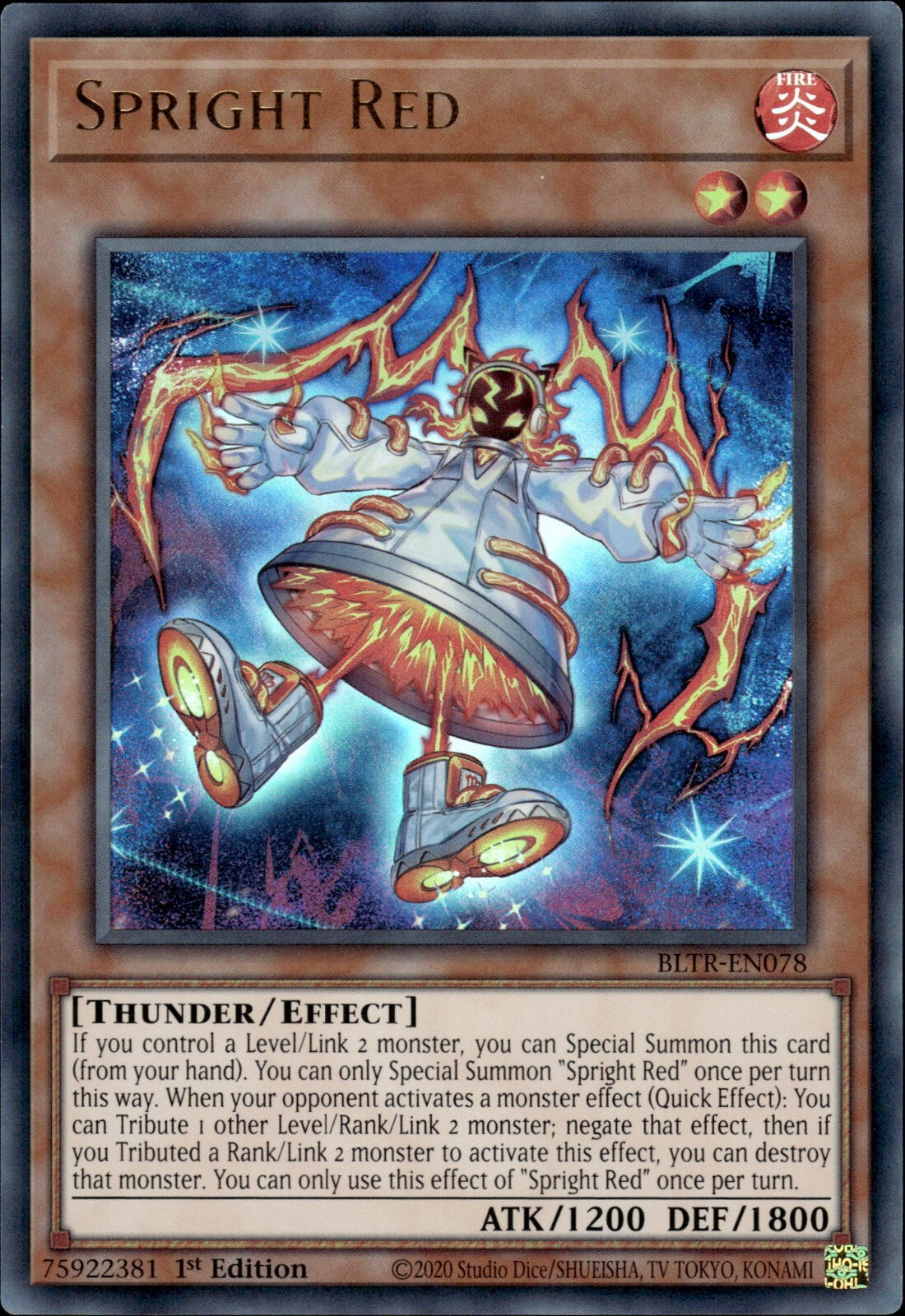 Spright Red, Battles of Legend: Terminal Revenge · BLTR-EN078