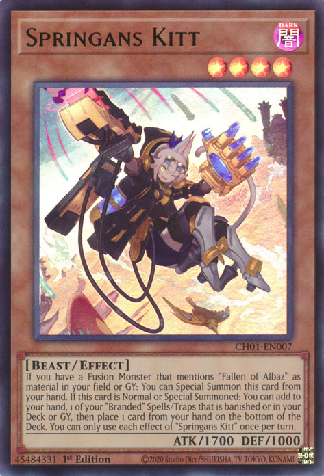 Springans Kitt, THE CHRONICLES DECK: The Fallen & The Virtuous (All-Foil Edition) · CH01-EN007