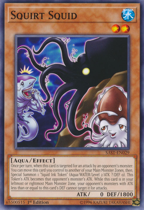 Squirt Squid, Savage Strike Sneak Peek Participation Card · SAST-EN029