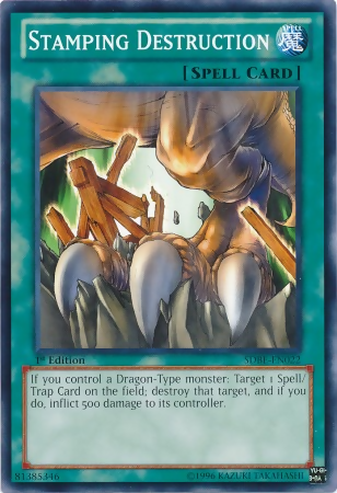 Stamping Destruction, Saga of Blue-Eyes White Dragon Structure Deck · SDBE-EN022