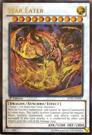 Star Eater, Judgment of the Light Sneak Peek Participation Card · JOTL-EN047