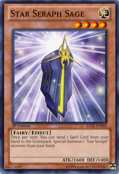 Star Seraph Sage, Judgment of the Light Sneak Peek Participation Card · JOTL-EN010