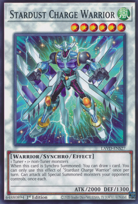 Stardust Charge Warrior, Legendary Arc-V Decks · LAVD-ENS27