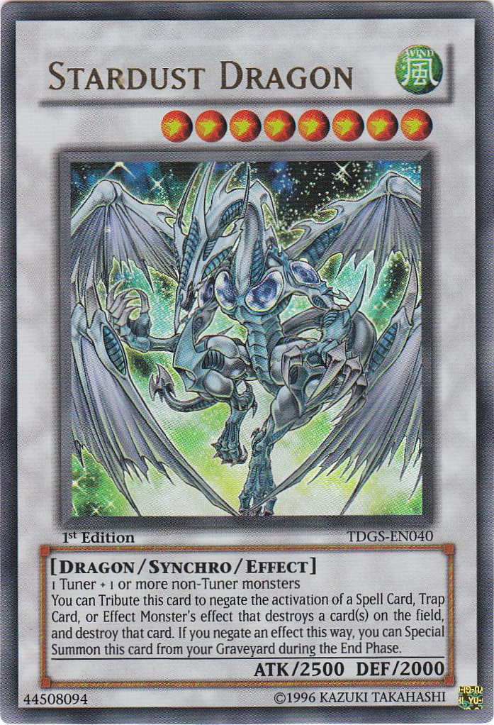 Stardust Dragon, The Duelist Genesis Sneak Peek Participation Card · TDGS-EN040