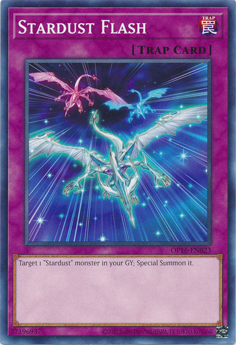 Stardust Flash, OTS Tournament Pack 16 · OP16-EN023