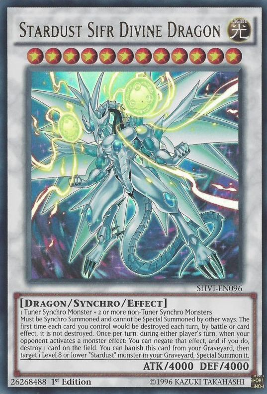 Stardust Sifr Divine Dragon, Shining Victories Sneak Peek Participation Card · SHVI-EN096