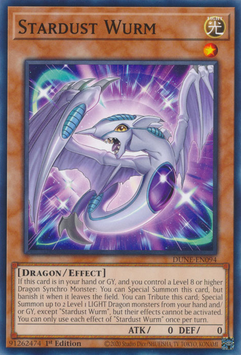 Stardust Wurm, Duelist Nexus · DUNE-EN094