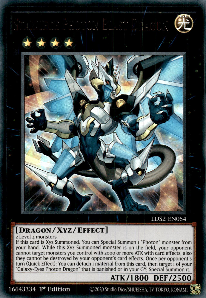 Starliege Photon Blast Dragon, Legendary Duelists: Season 2 · LDS2-EN054