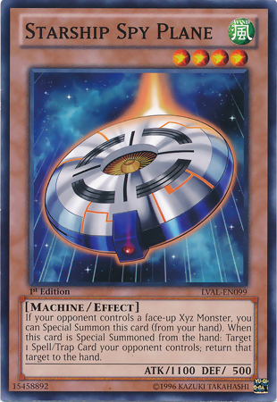 Starship Spy Plane, Legacy of the Valiant Sneak Peek Participation Card · LVAL-EN099