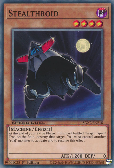 Stealthroid, Speed Duel GX: Midterm Paradox · SGX2-ENB10