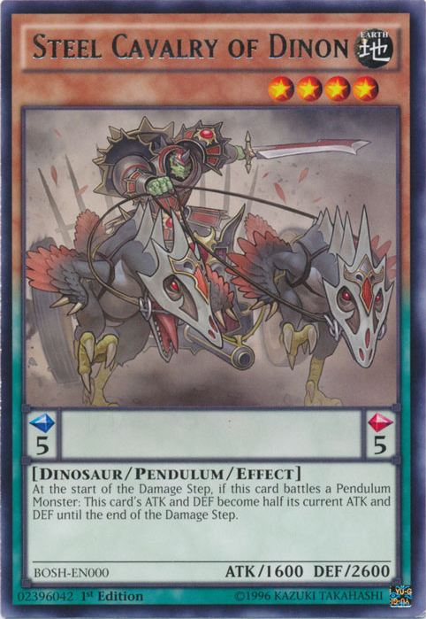 Steel Cavalry of Dinon, Breakers of Shadow Sneak Peek Participation Card · BOSH-EN000