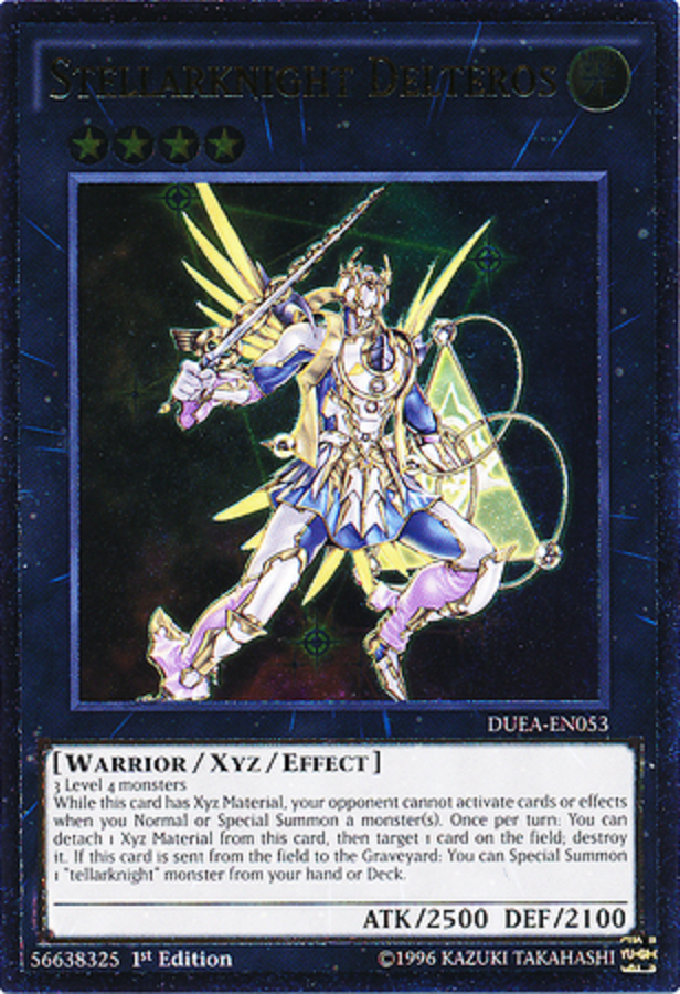 Stellarknight Delteros, Duelist Alliance Sneak Peek Participation Card · DUEA-EN053