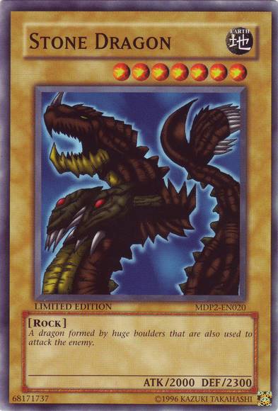 Stone Dragon, McDonald's Promotional Cards 2 · MDP2-EN020
