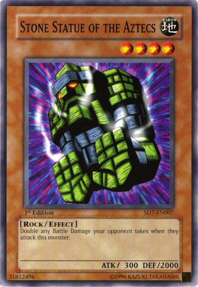 Stone Statue of the Aztecs, Structure Deck: Invincible Fortress · SD7-EN007